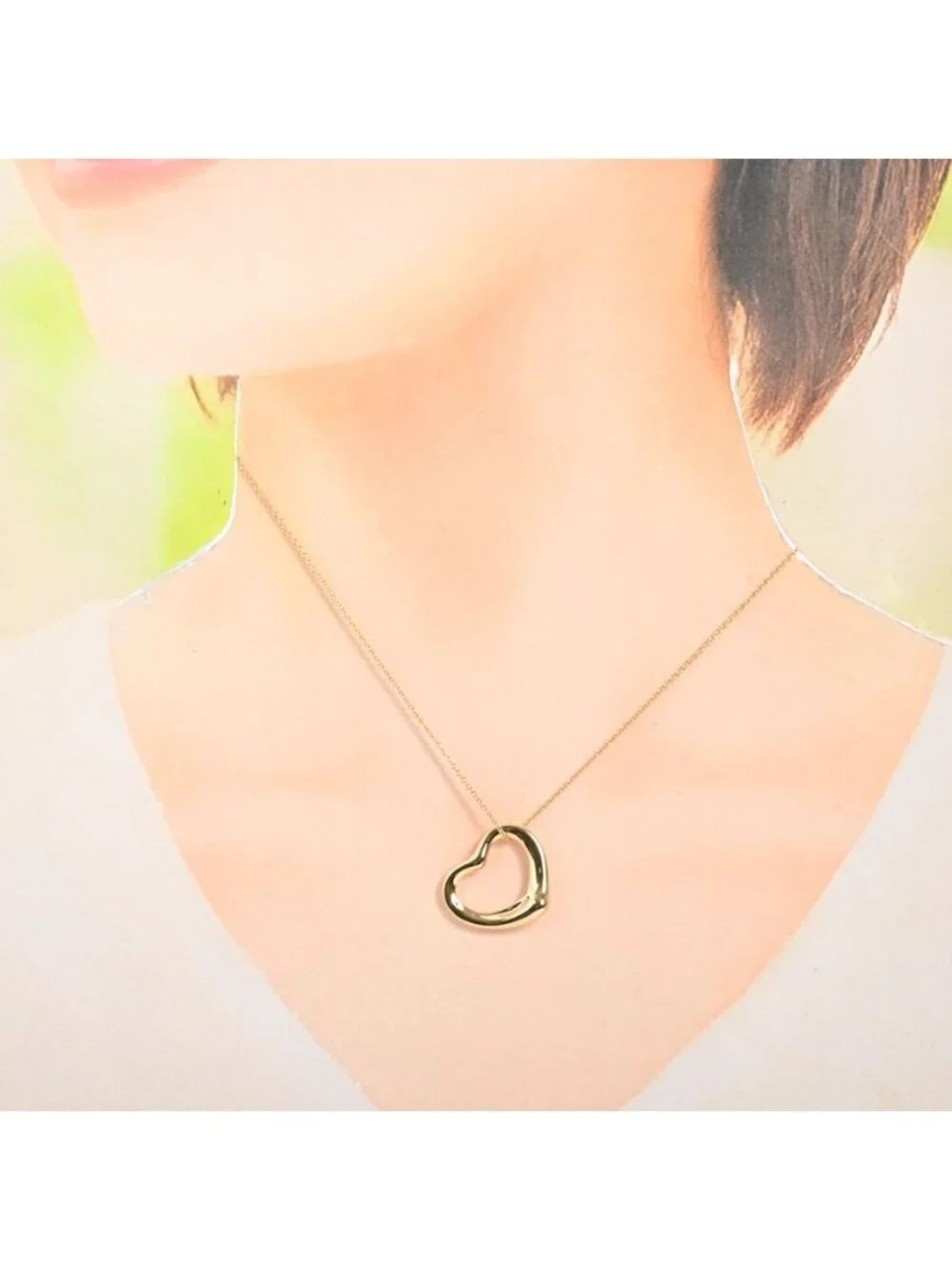 Tiffany & Co Necklace Open Heart